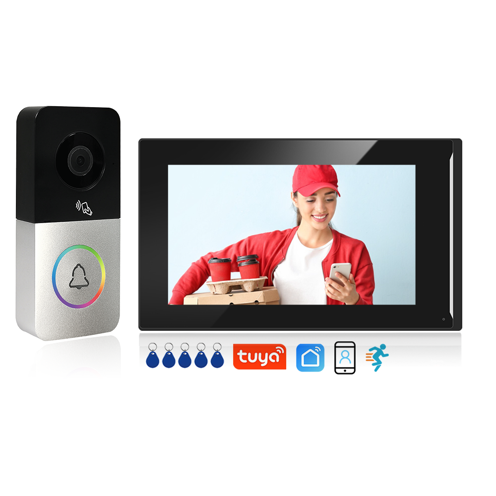 Unlock PIR Night Vison Camera Doorbell Intercom