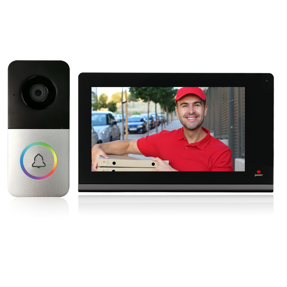 VIDEW 7 Inch IPS Touch Screen Video Doorbell Intercom