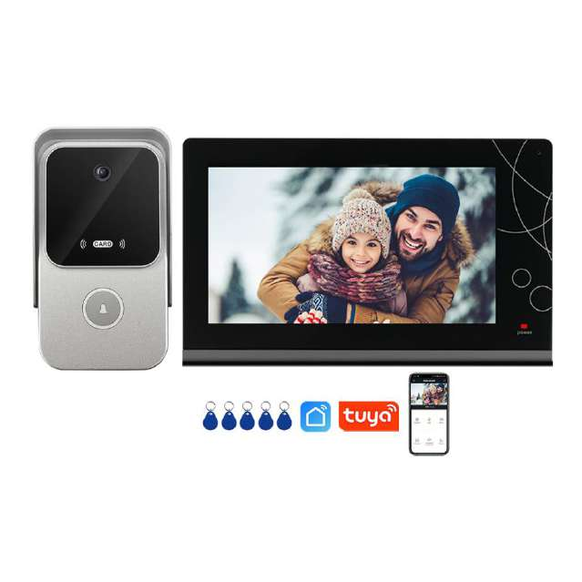 VIDEW Doorbell Camera Video Intercom System with 7" HD Monitor
