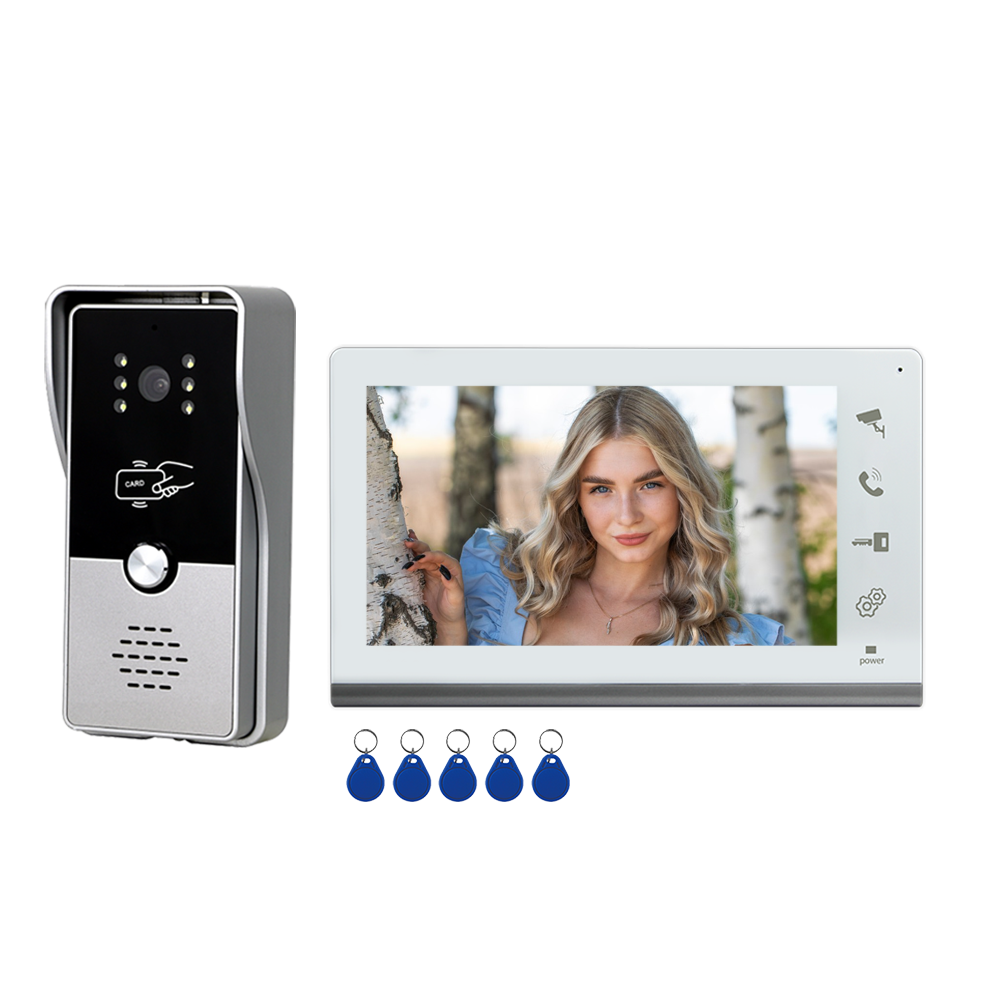 IP65 waterproof Night Vision Intercom with RFID Unlock