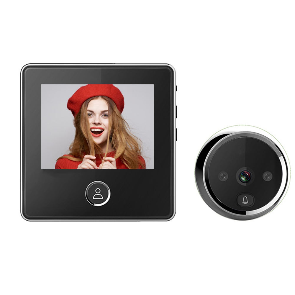 High Quality 2.4 Inch Night Vision Peephole Camera DoorBell