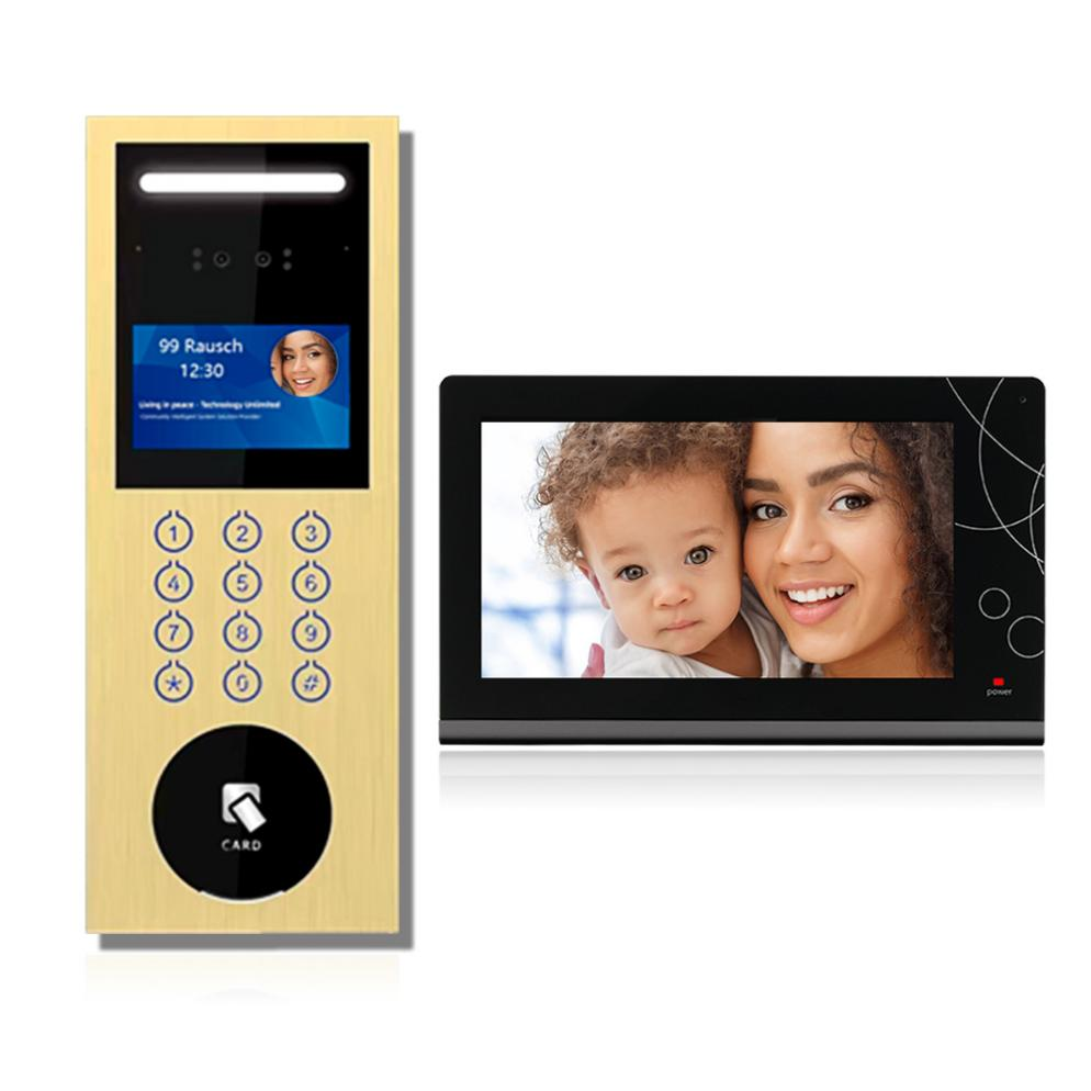 Building video intercom system for Multi-Apartments Face Recognition Doorbell