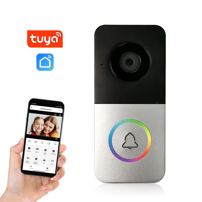 Tuya Smart Night Vision Wireless doorbell WIFI Romotely Unlock