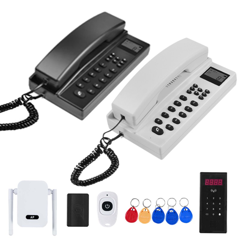 915/868Mhz Audio Intercom Phone with Access Unlock Long Range Wireless Telephone