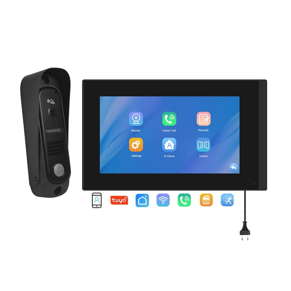 AHD 4 Wire WIFI Video Intercom Works with Tuya/ Smart Life APP