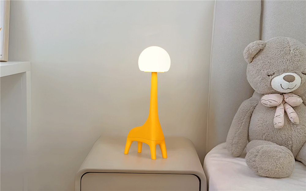 Lámpara pequeña con sonido Bluetooth y LED de ciervo, creativa y linda, con detalle (3) dnn