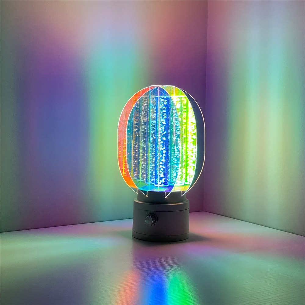 Lampe de bureau créative Aurora, lampe rotative avec gradation, magnifique détail aurore (1)biz