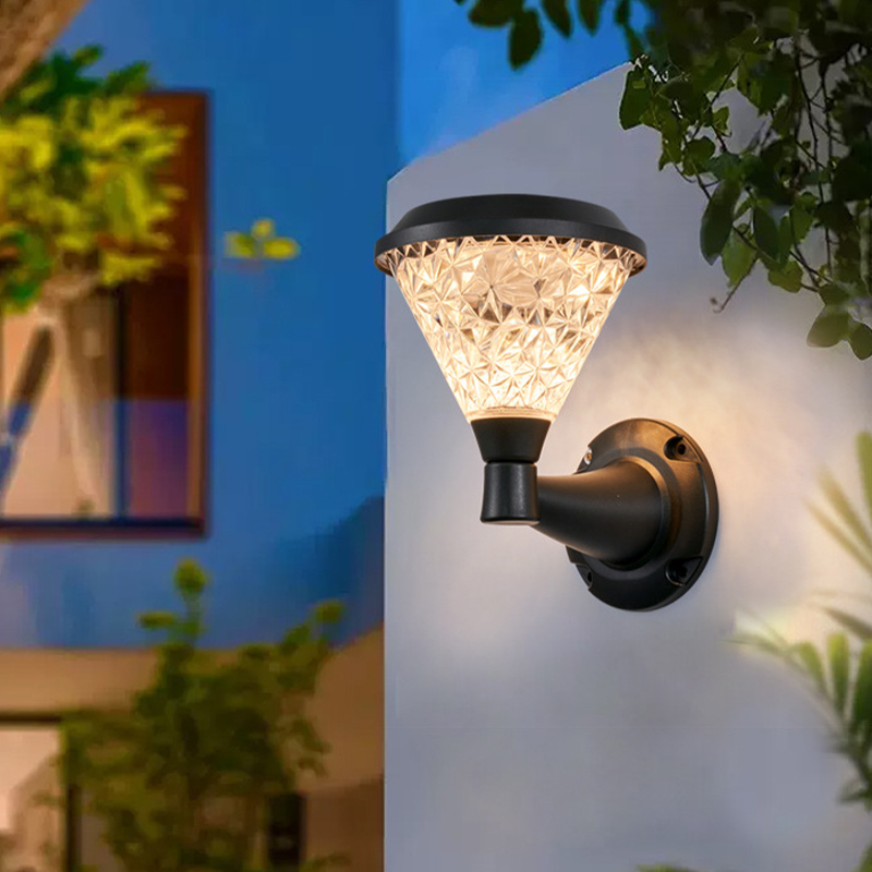 Modern and simple wind outdoor solar energy wall lamp (1)dmp