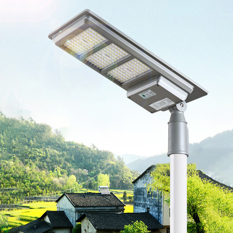Outdoor rain proof integrated solar street lamp head sand gray (2)4s6