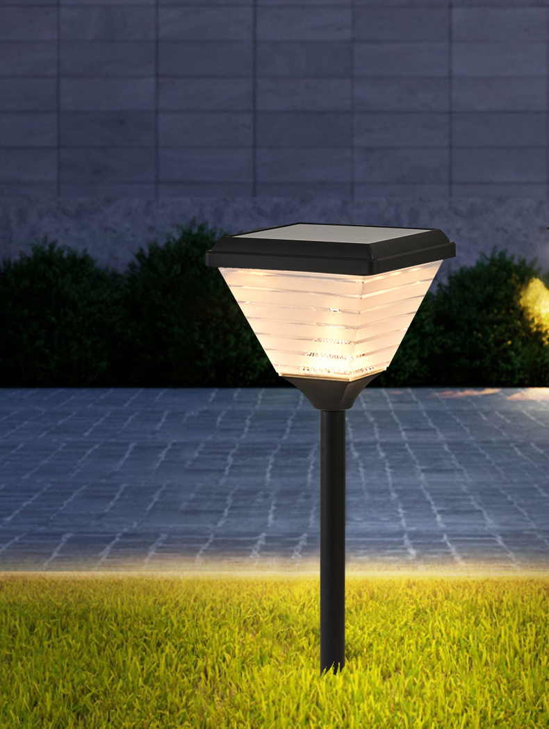 Outdoor waterproof solar plug floor lamp (4)shf