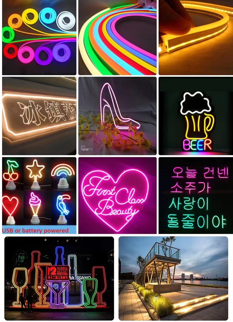 816 Enkelzijdige zijwaarts uitstralende neonlichtstrip (1)ppq