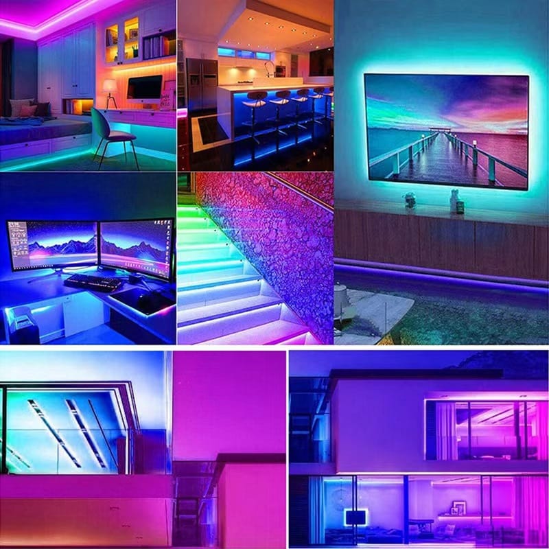 COB RGB Color-Changing Low Voltage Light Strip detail (1)huq