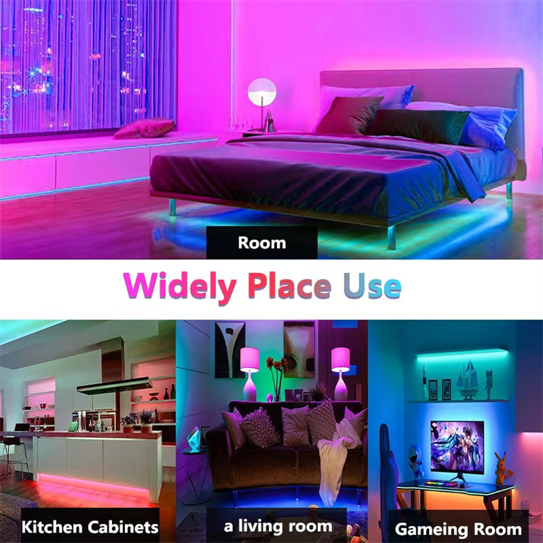 Colorful RGB-3535 set of low voltage light strips05avo