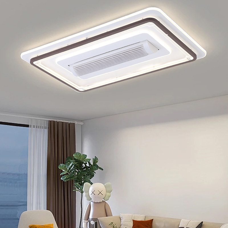 Living Room Fan Light Without Blade Square Living 01u4y