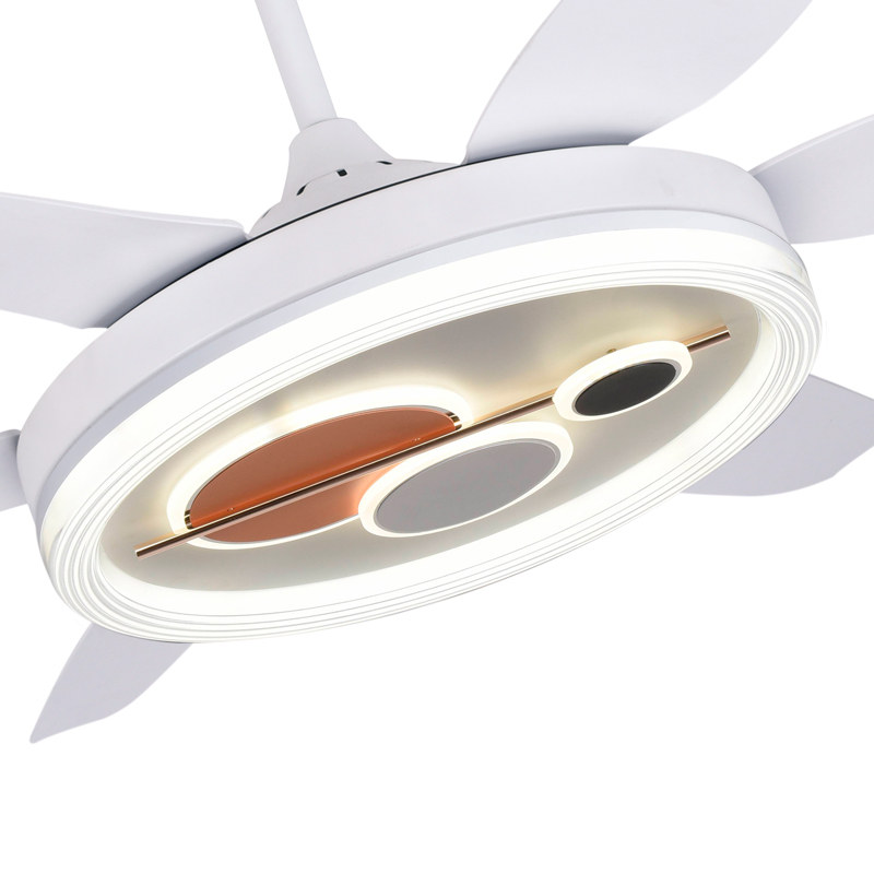 New European Six-Leaf Fan Lamp Living Room Bedroom02dmg