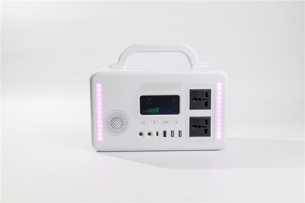 Portable outdoor mobile power lithium ion battery pack mobile power with bluetooth speaker detial (8)h5f