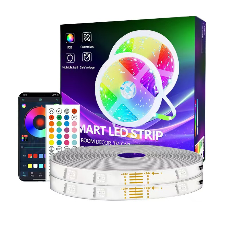Colorful RGB-3535 Set Of Low Voltage Light Strips