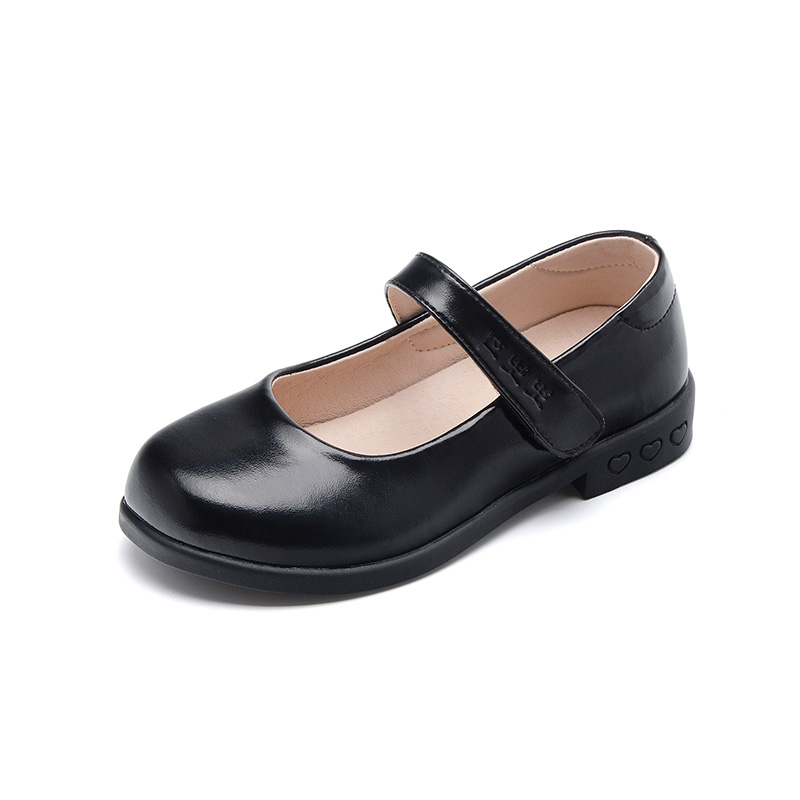 Genuine leather soft-soled children's shoe...