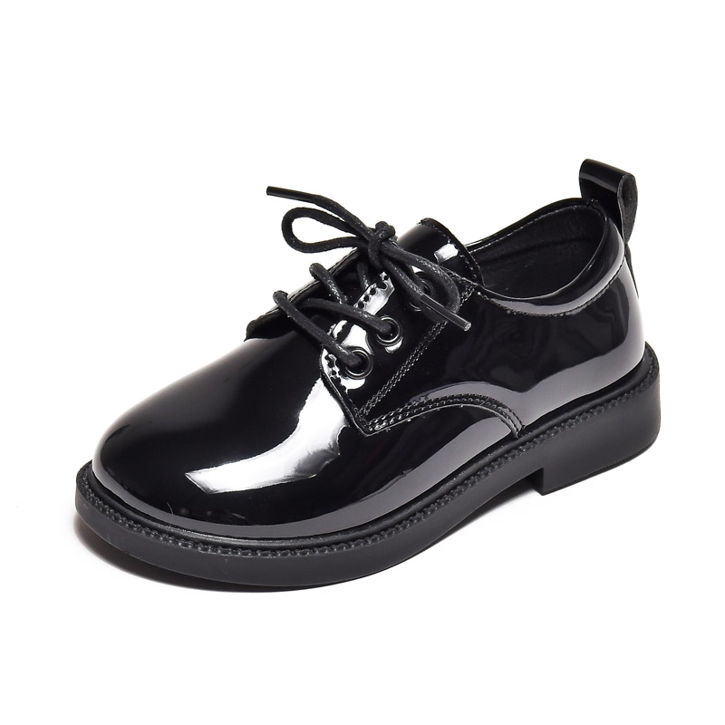 Genuine leather student women's shoes enha...