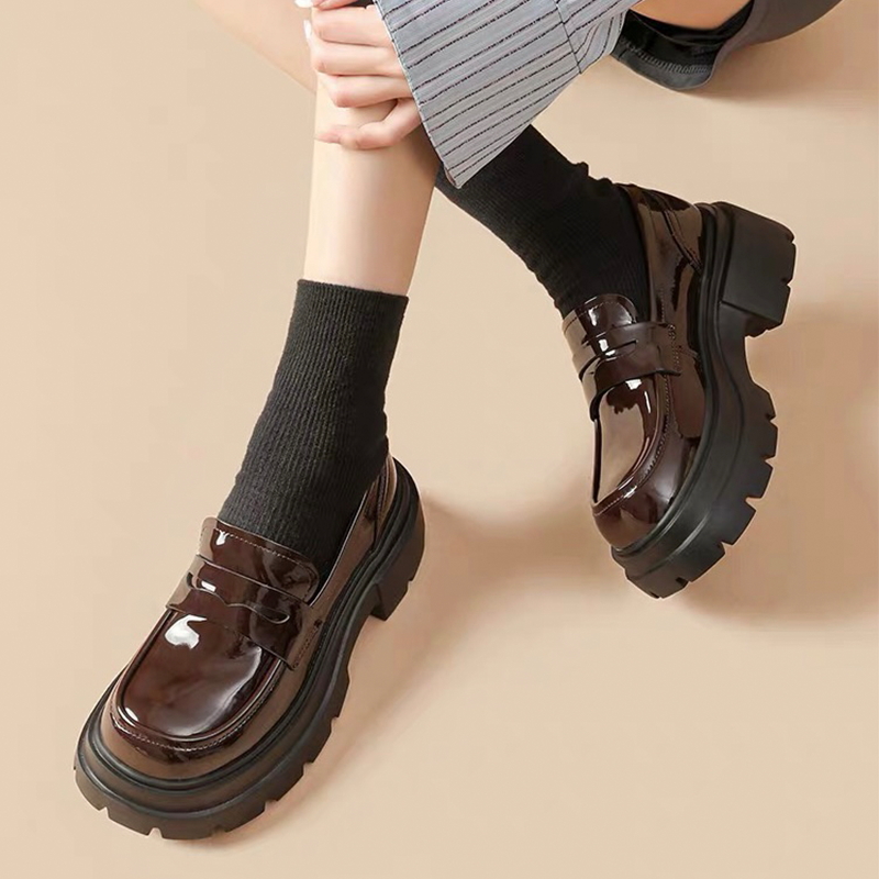 Women's Platform Leather Shoes Enhance You...