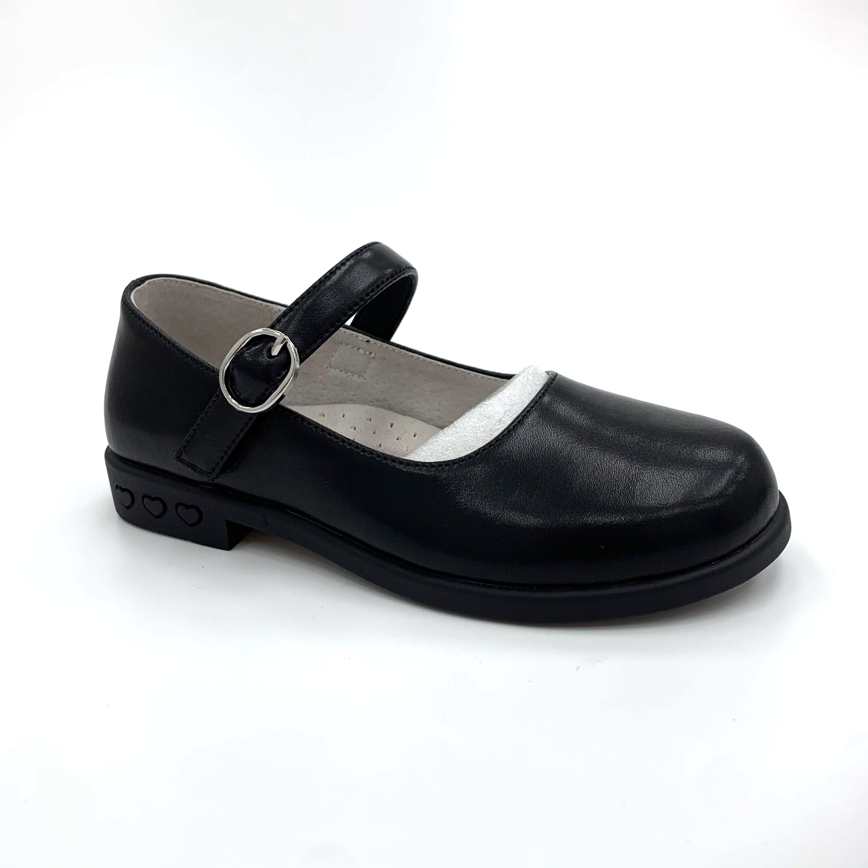 Simple and Versatile Girls' Leather Shoes