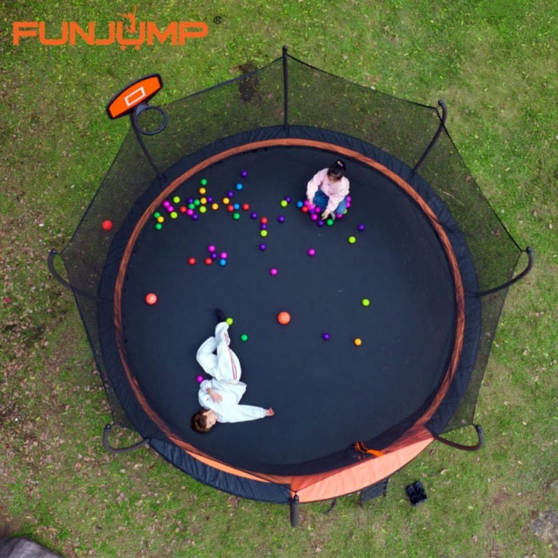 Батут Funjump 8 футів 10 футів 12 футів для відпочинку на відкритому повітрі для дітей та дорослих - 1 (19)