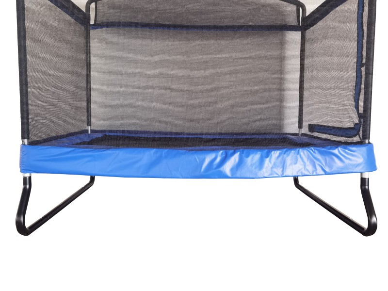 Funjump ASTM Approved Rectangle Recreational 4X6FT Kids Trampoline with Swing-1 (1)