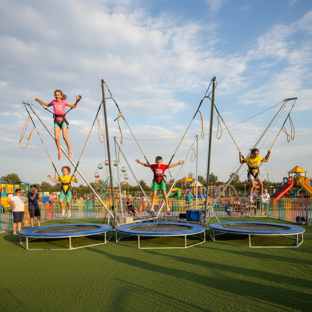 Bungee Trampoline For Kids Recreation