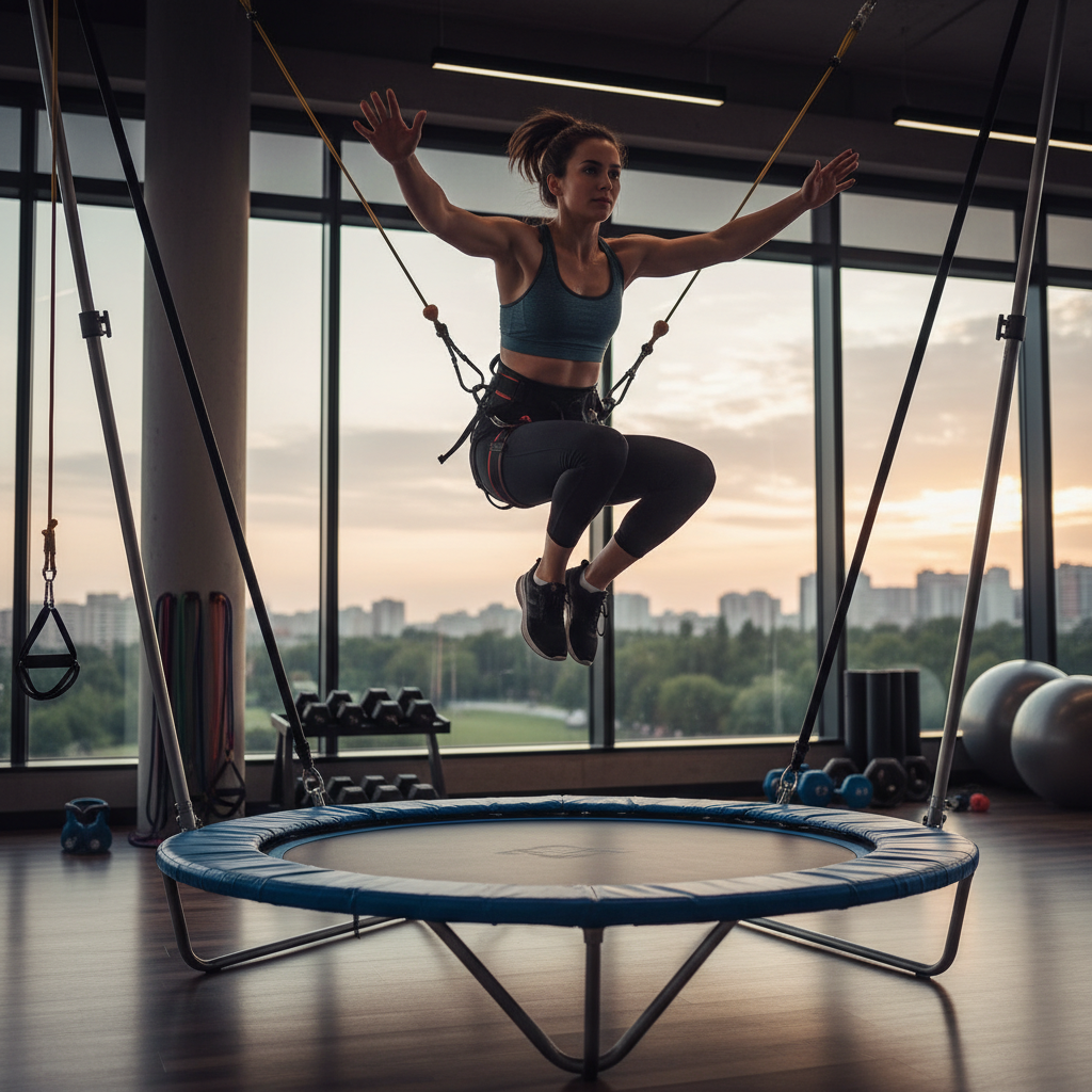 Bungee Trampoline For Fitness Exercise