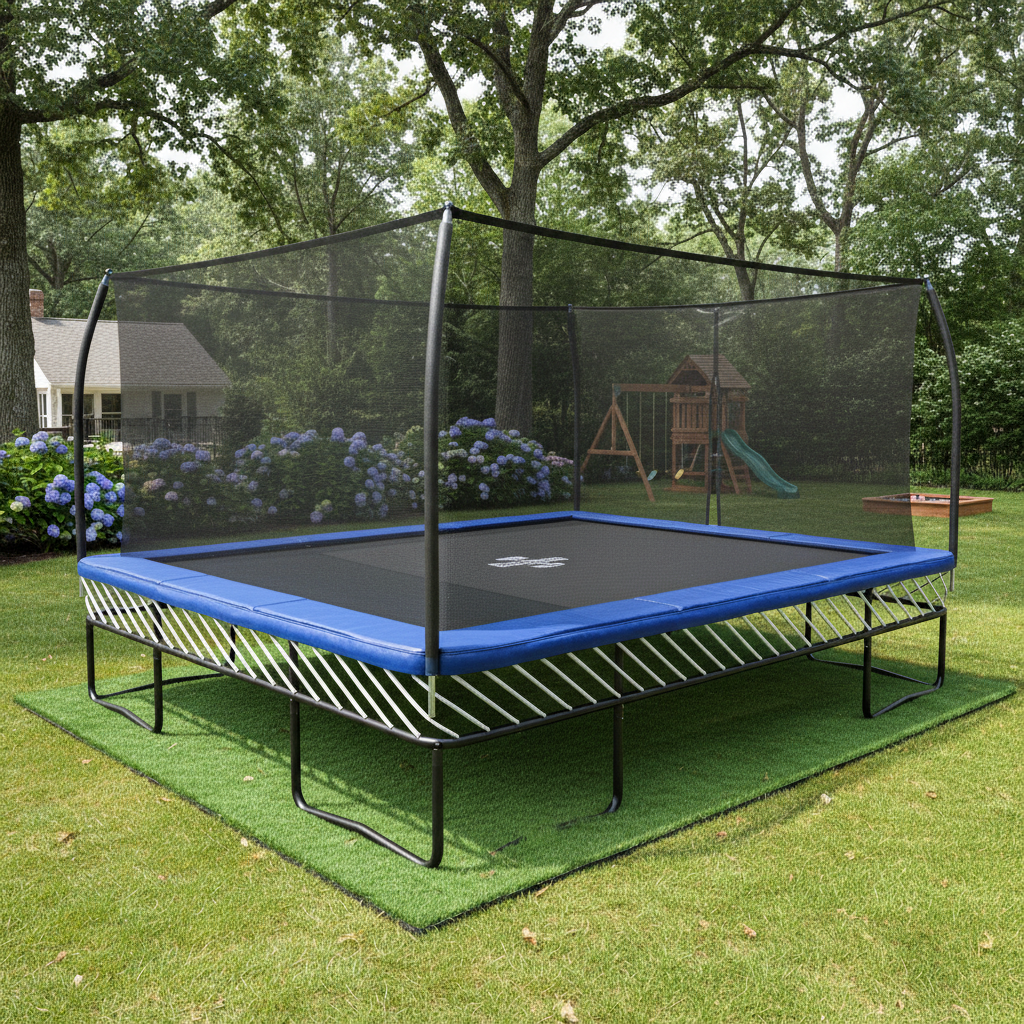 Commercial Trampoline For Outdoor Backyard Play