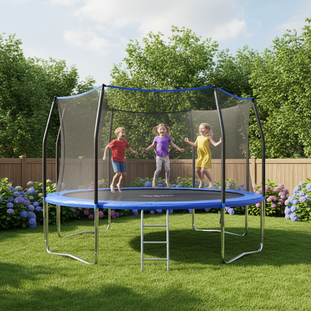 Child Trampolines For Outdoor Backyard Play