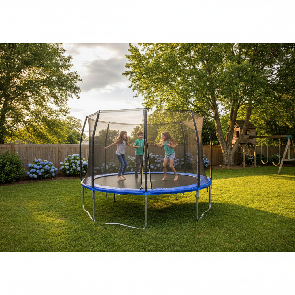 Exercise Trampoline For Outdoor Backyard Play