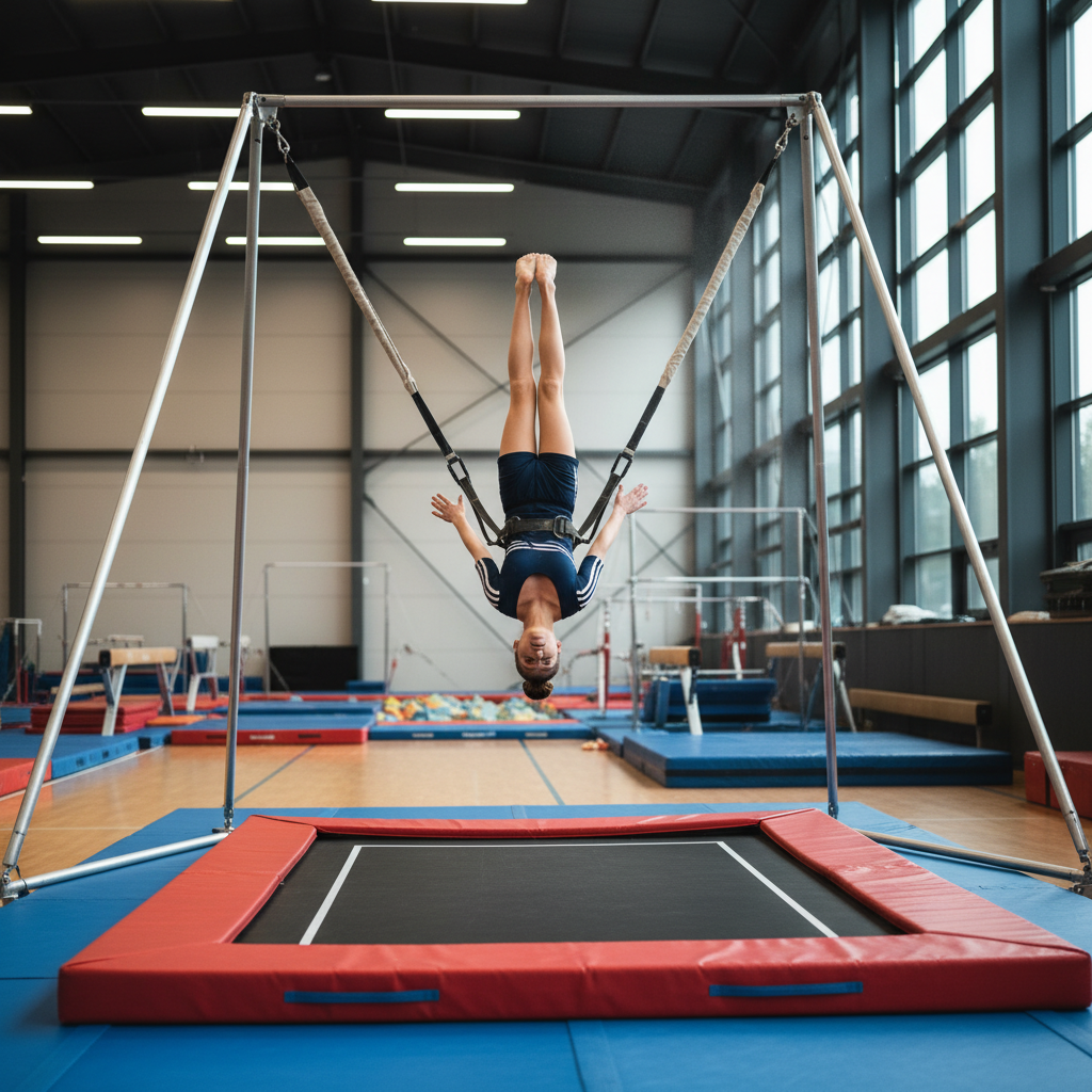 Bungee Trampoline For Gymnastic Training