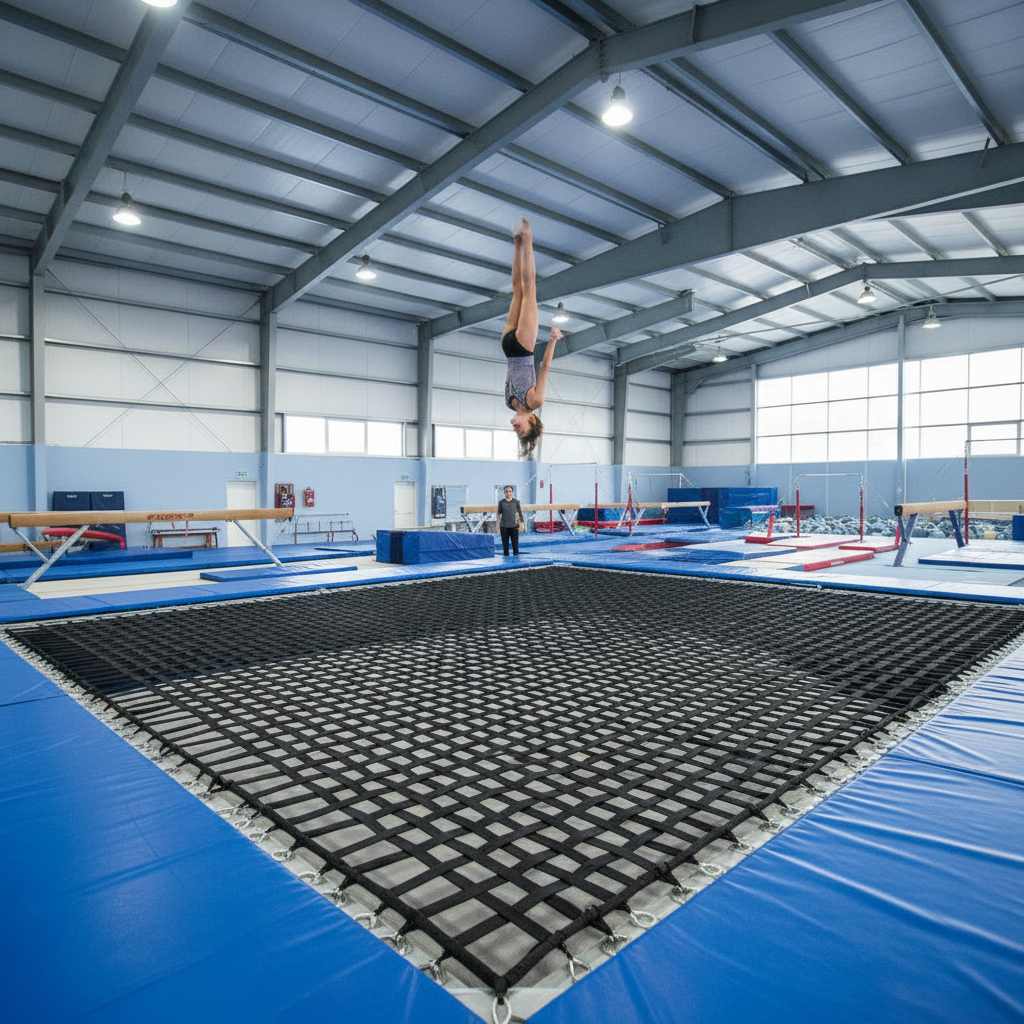Trampoline Net For Gymnastic Training