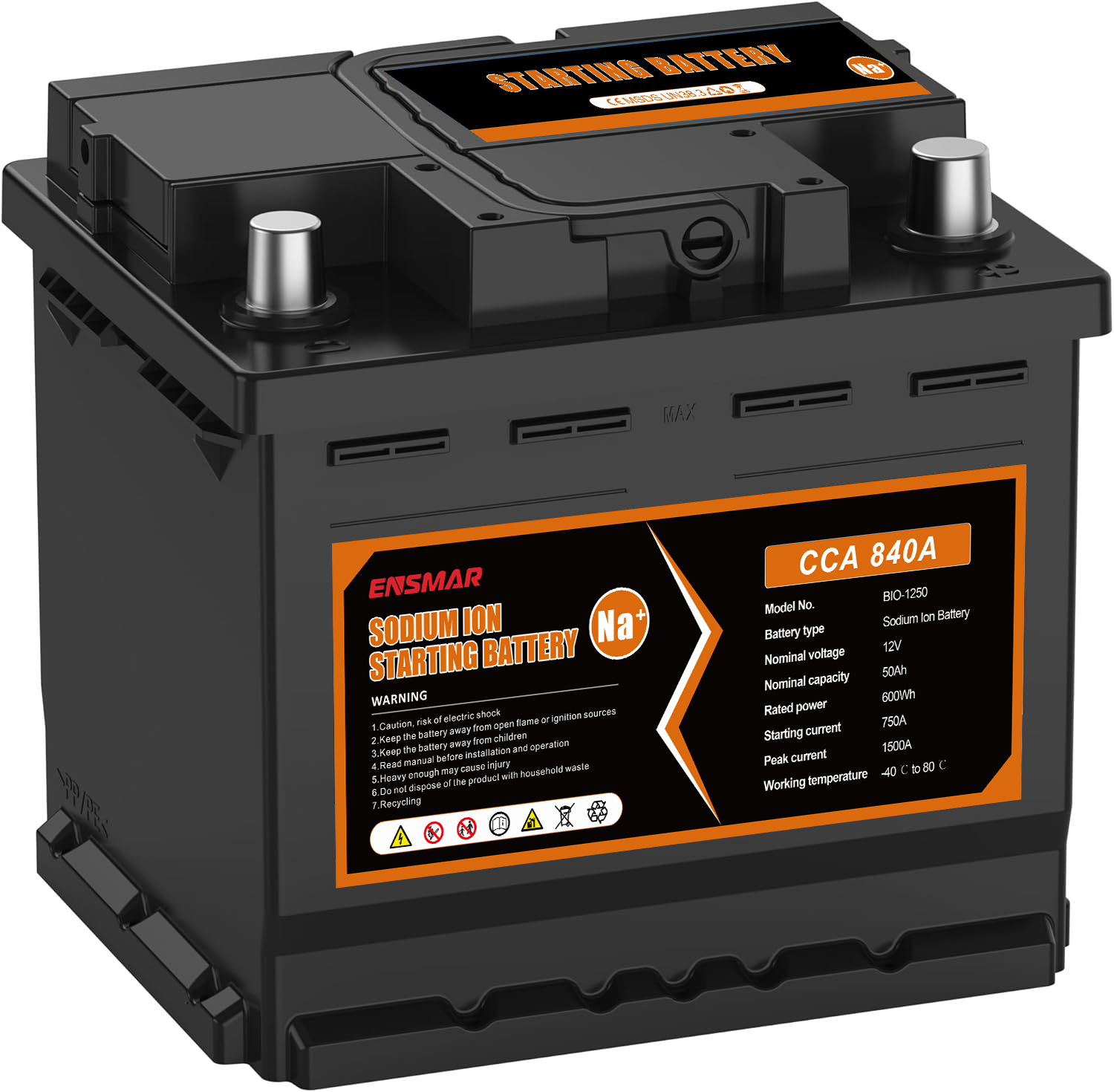 taro  ئىختىيارى DIN 40Ah 680A CCA 206Lx175W x175H (mm) 12V ئاسراش