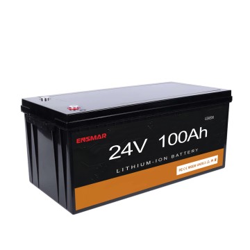 Batteria al litio LiFePO4 a ciclo profondo da 24 V