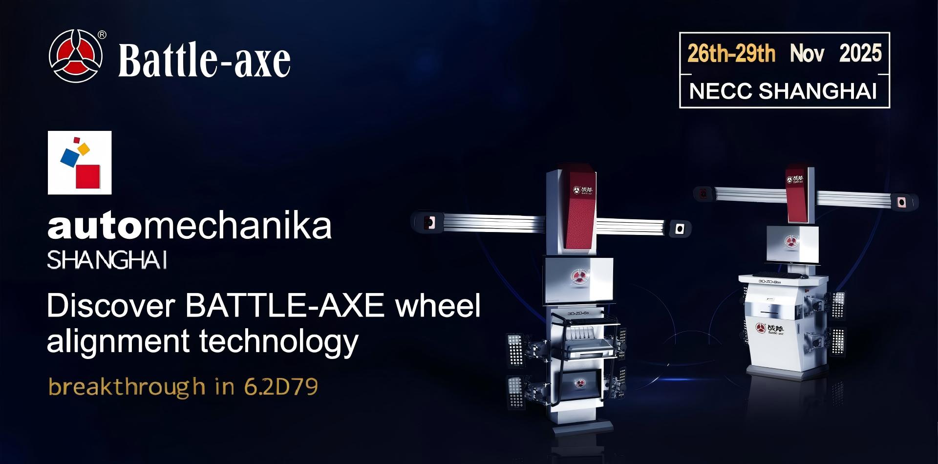 MEET BATTLE-AXE WHEEL ALIGNMENT TECH ON AUTOMECHANIKA SHANGHAI 2025