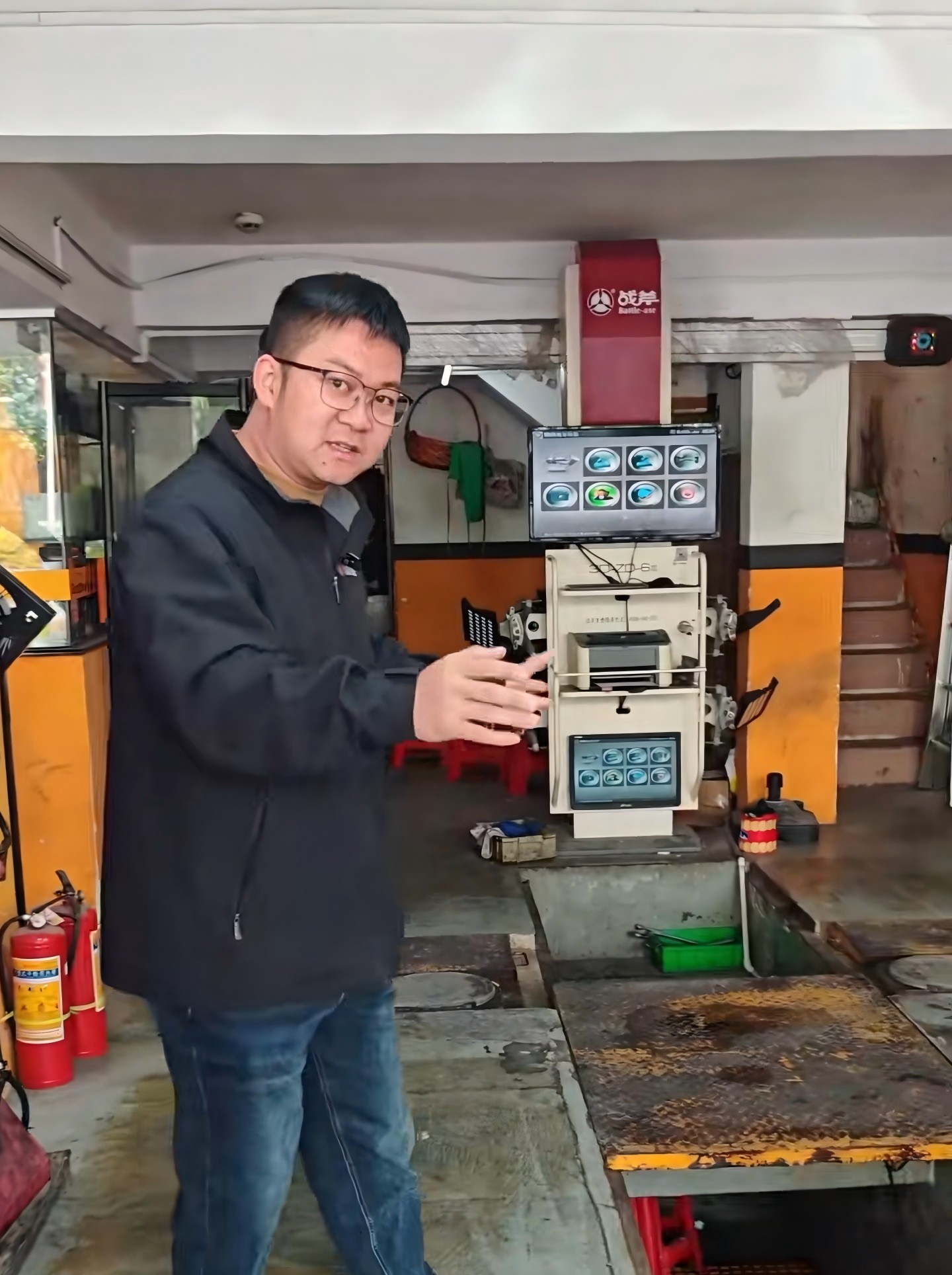BATTLE-AXE Wheel Alignment Machine: Precision Engineered for Pit Applications