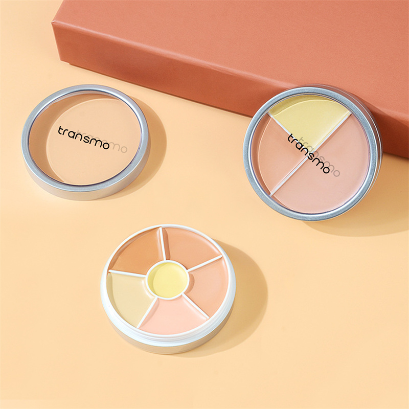 FRP0340 Round 6colors eyeshadow palette case