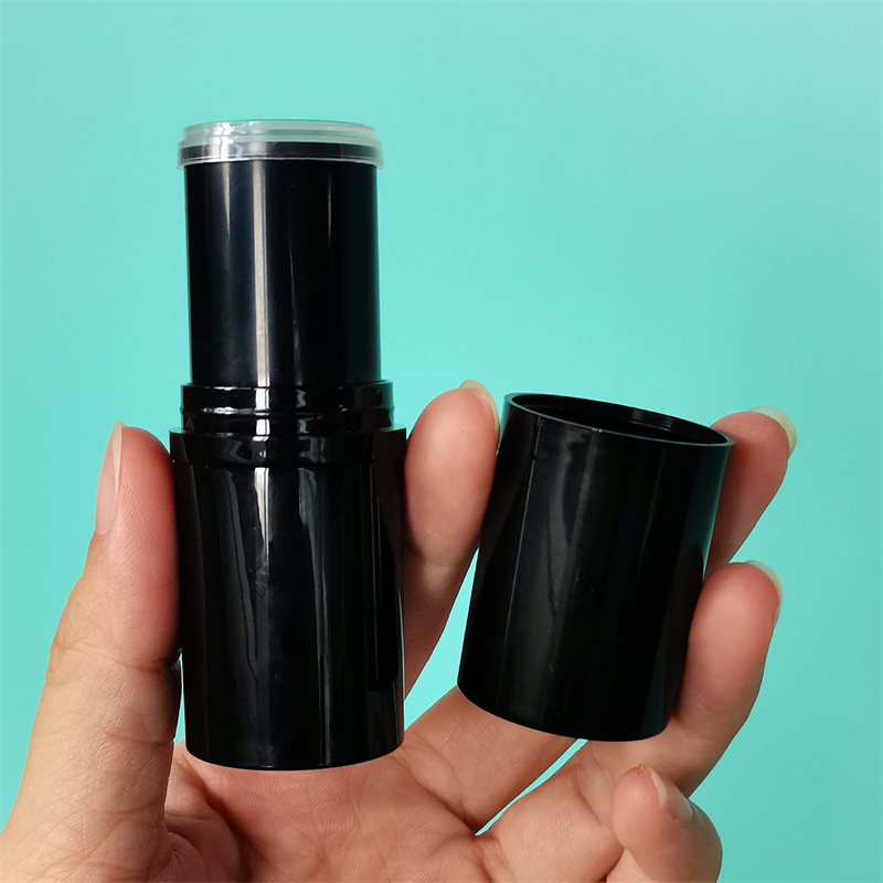 KRP0294 Empty shiny black contouring stick tube