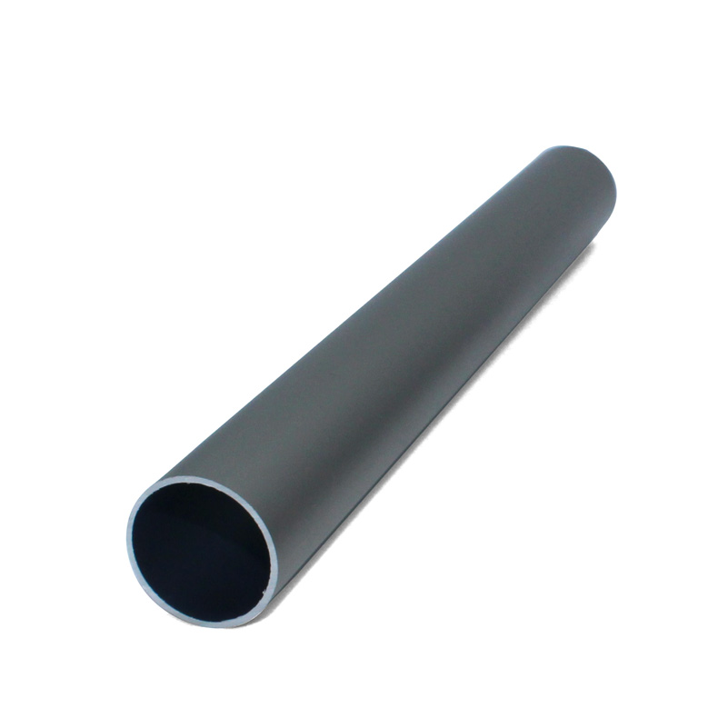 Aluminum tubes in 6063_T5 alloy with sky grey anodize