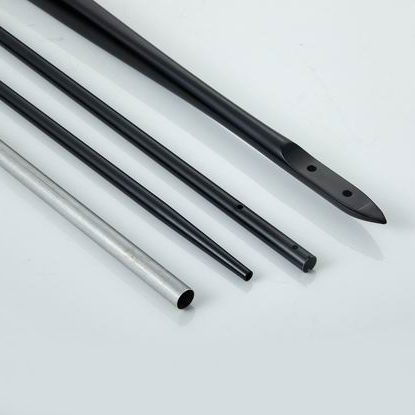 Aluminum tubes in 7075 alloy for climbing poles with anodize finish