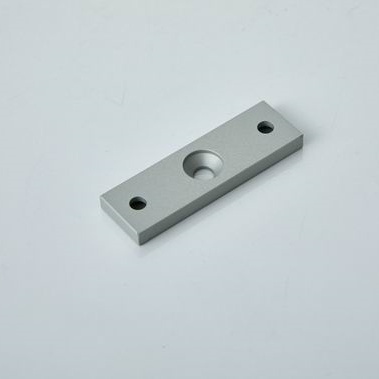 Aluminum part for glass door of shower room-cnc machining parts in 6063-T5 alloy with sandblast & clear anodize