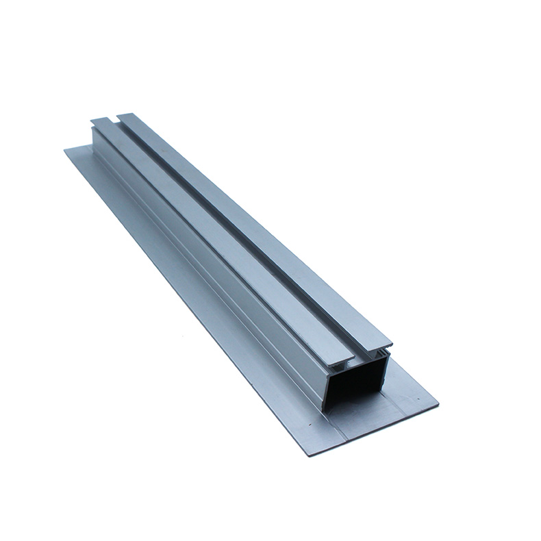 Aluminum frames for kitchen cabinet door in 6063_T5 alloy with wings and brush & anodize finish