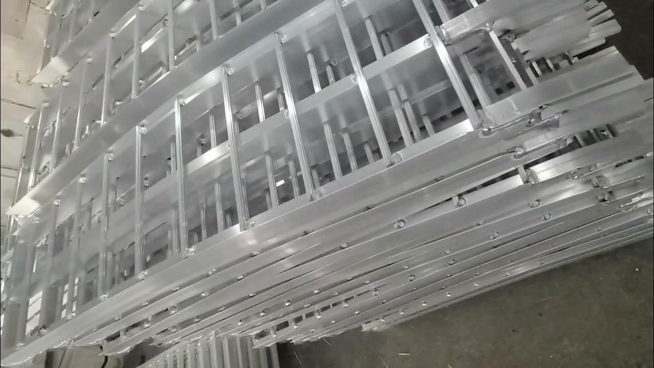 How aluminum ATV ramps are produced?