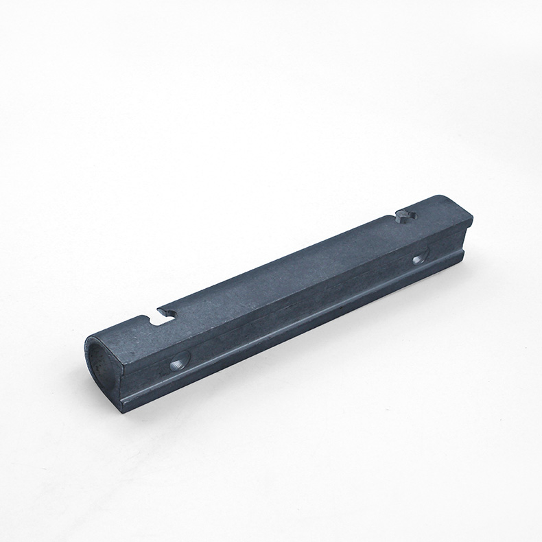 Aluminum part for gate lock-CNC part in 6063-T6 alloy with trembling finish