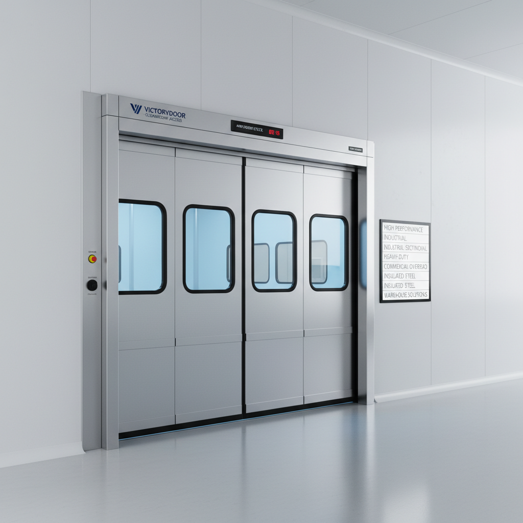 High performance cleanroom door Video