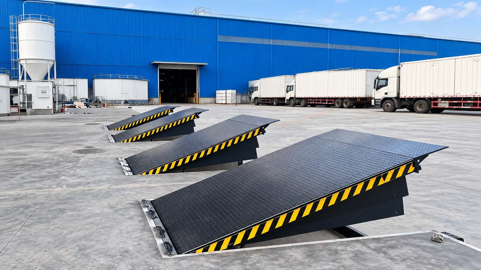 Hinged‑lip dock leveler CHINA  VICTORY DOOR.png