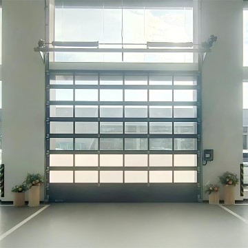 Industrial Transparent Sectional Overhead Door