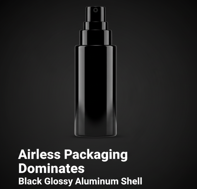 black airless packaging